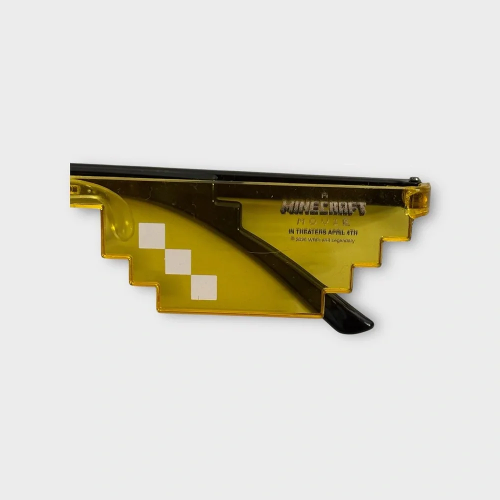 Minecraft Official Merch Yellow Sunglasses